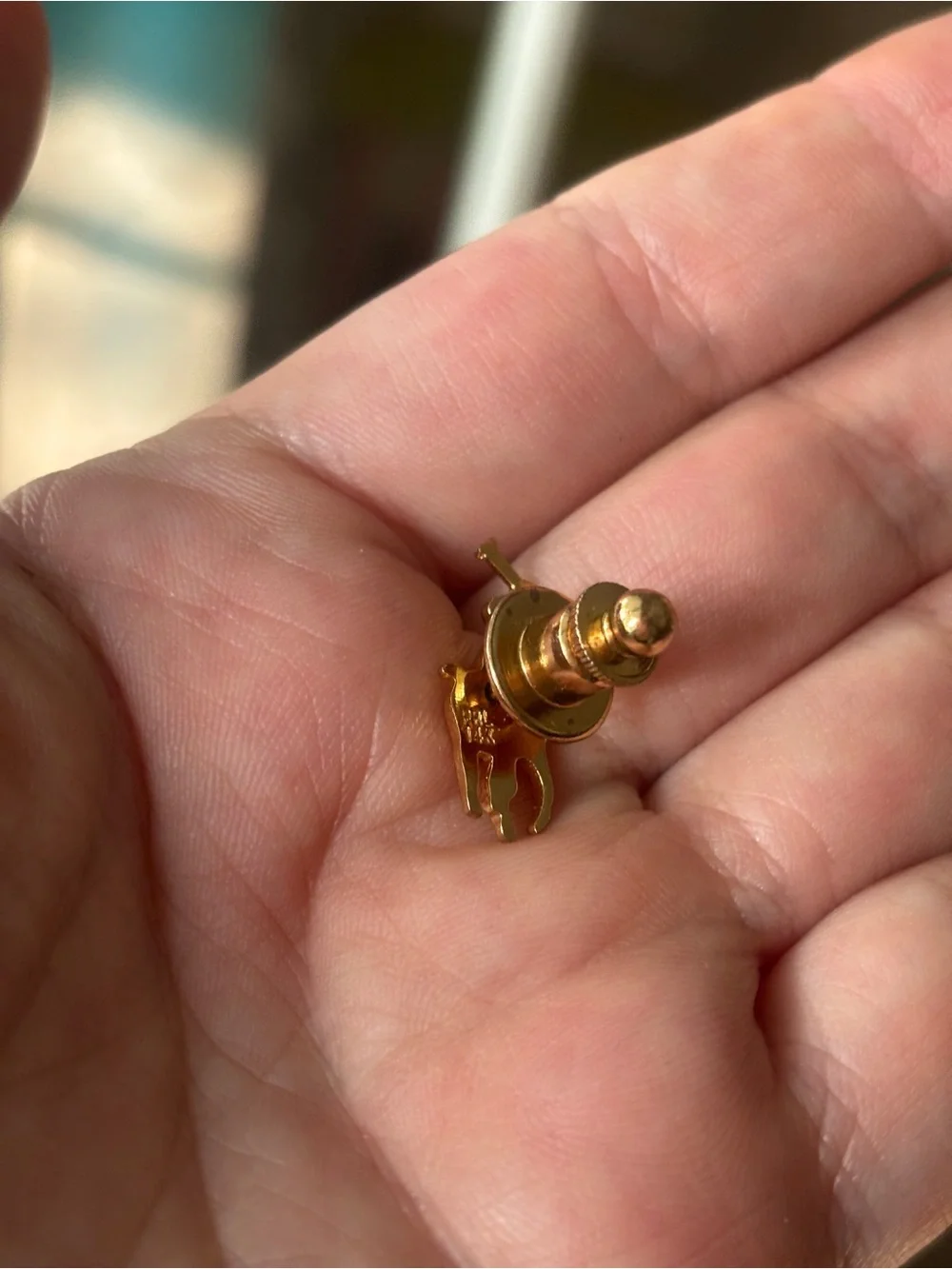14K Gold Polo Ralph Lauren Lapel Pony/Rider Pin Tie Equestrian Jewelry RARE FIND